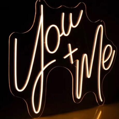 You + Me Neon Sign