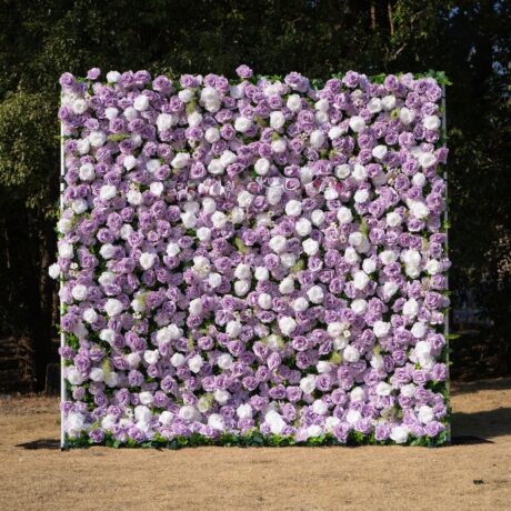 Purple, lavender, flower wall