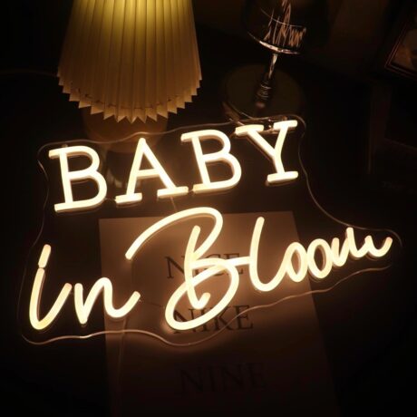 Baby in Bloom Neon Sign